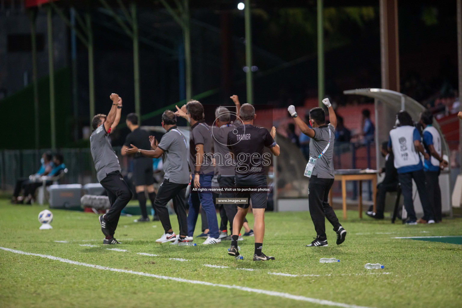 AFC Cup 2021 - Bashundhara Kings vs Maziya SRC in Male', Maldives on 18 August 2021.