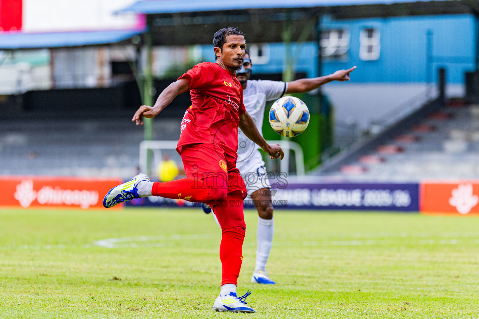 Club Green Streets vs Victory Sports Club in Dhivehi Premier League 2025/26 held in National Football Stadium, Male', Maldives on Thursday, 25th September 2025. Photos: Areef Adam / Images.mv