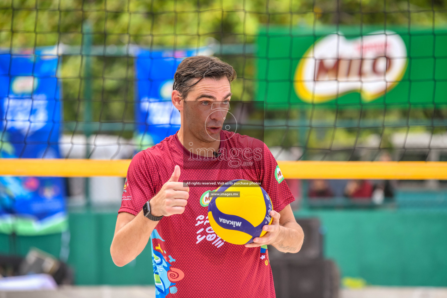 Vollyball players trainning session with Giba Photos by Nausham waheed