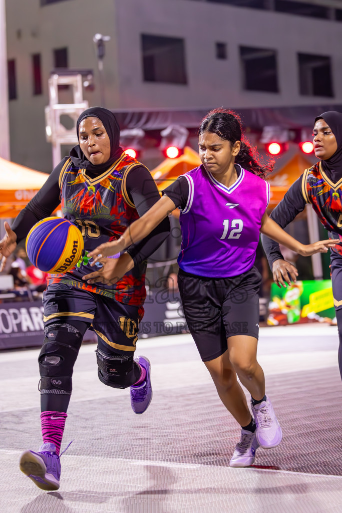 Final Day of MILO Ramadan 3x3 Challenge 2024 was held in Ekuveni Outdoor Basketball Court at Male', Maldives on Tuesday, 19th March 2024.
Photos: Ismail Thoriq / images.mv