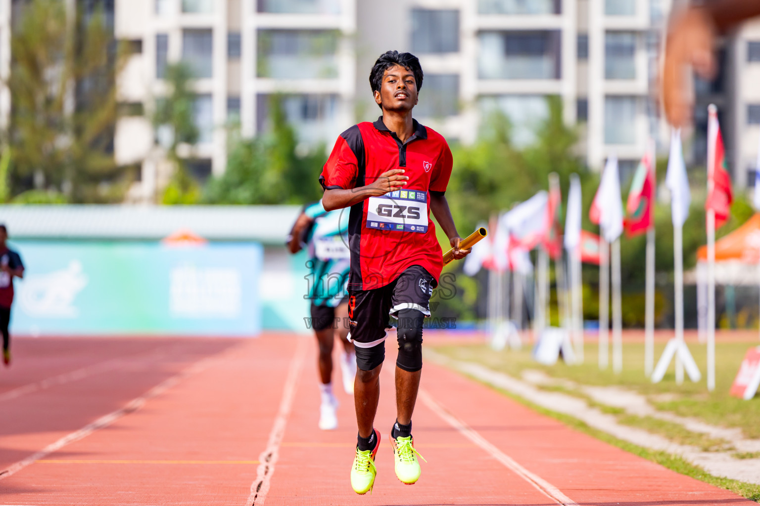 Day 5 of MWSC Interschool Athletics Championships 2024 held in Hulhumale Running Track, Hulhumale, Maldives on Wednesday, 13th November 2024. Photos by: Nausham Waheed / Images.mv