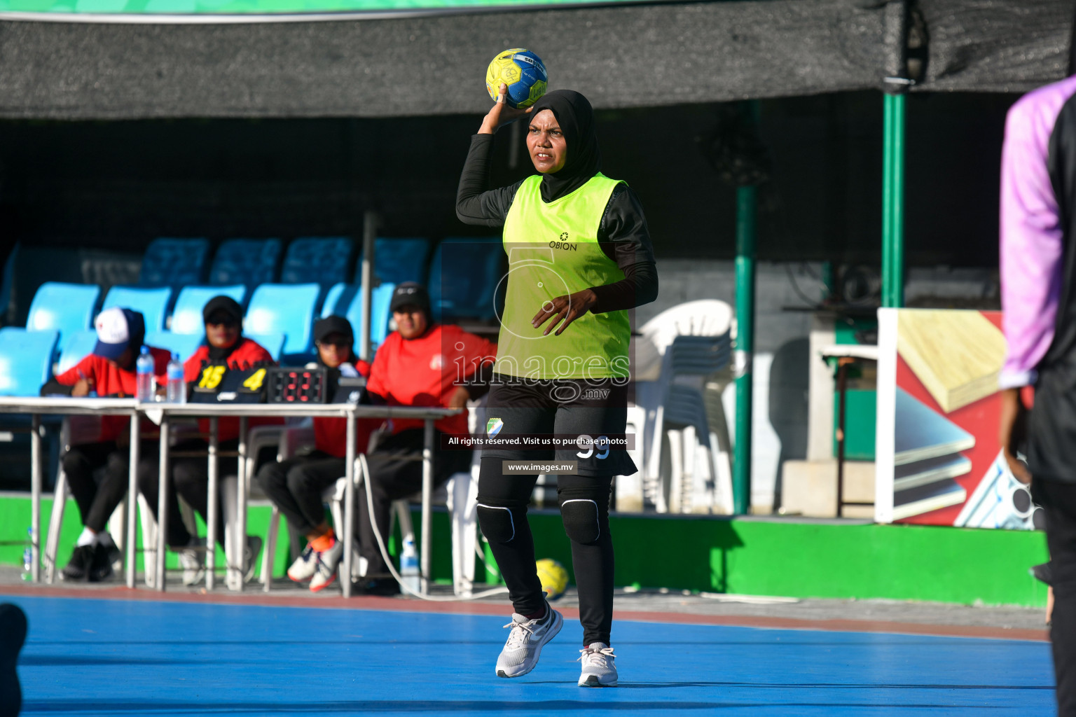 Day 8 of 6th MILO Handball Maldives Championship 2023, held in Handball ground, Male', Maldives on 27th May 2023 Photos: Nausham Waheed/ Images.mv