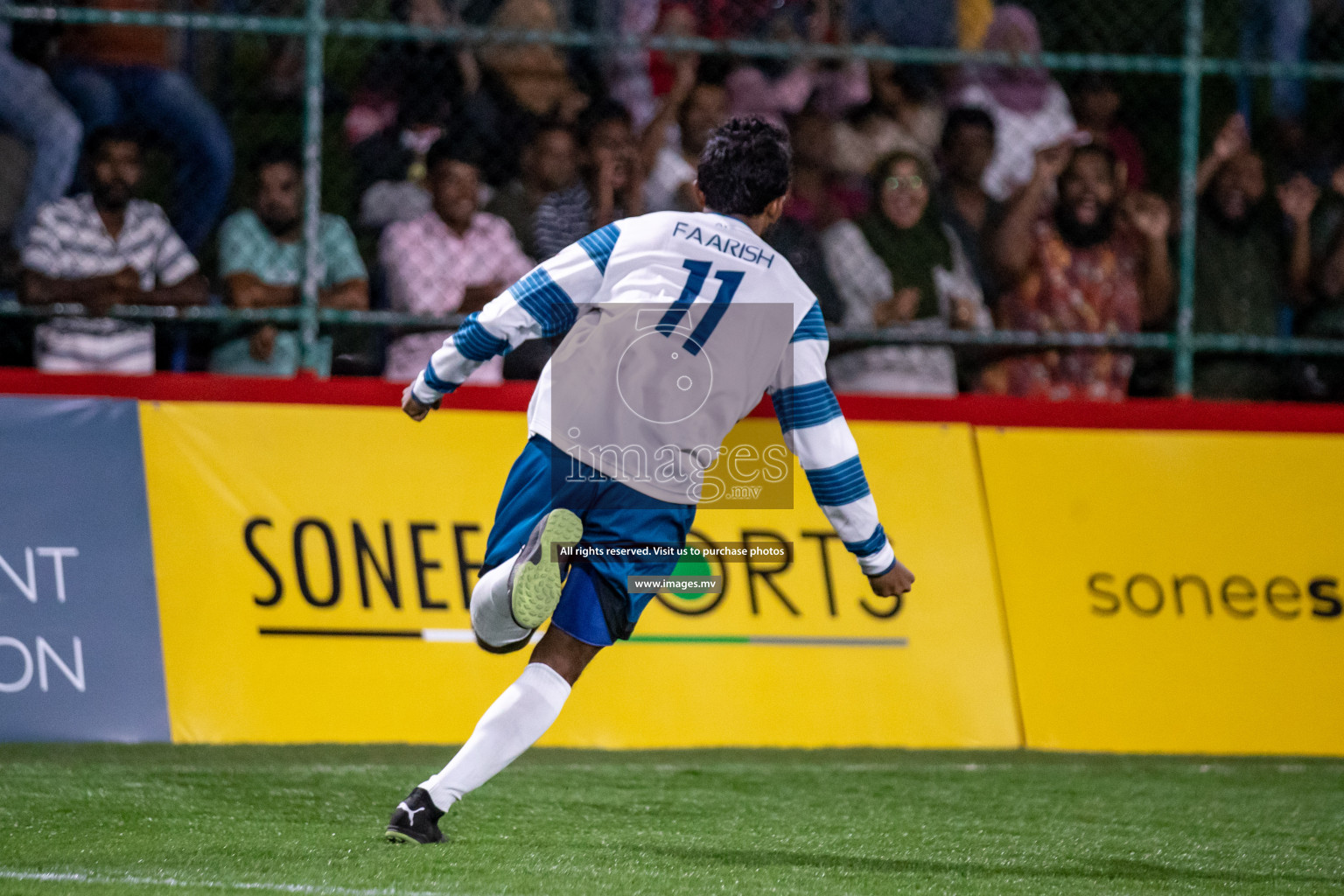 Club AVSEC vs TEAM DJA in Club Maldives Cup 2022 was held in Hulhumale', Maldives on Sunday, 9th October 2022. Photos: Hassan Simah / images.mv