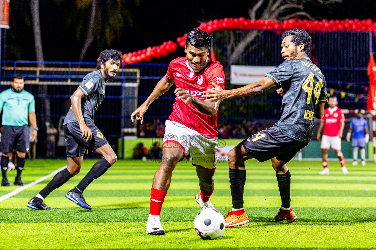 CC Sports Club vs Afro SC in the final of Eydhafushi Futsal Cup 2024 was held on Wednesday , 17th April 2024, in B Eydhafushi, Maldives Photos: Nausham Waheed / images.mv