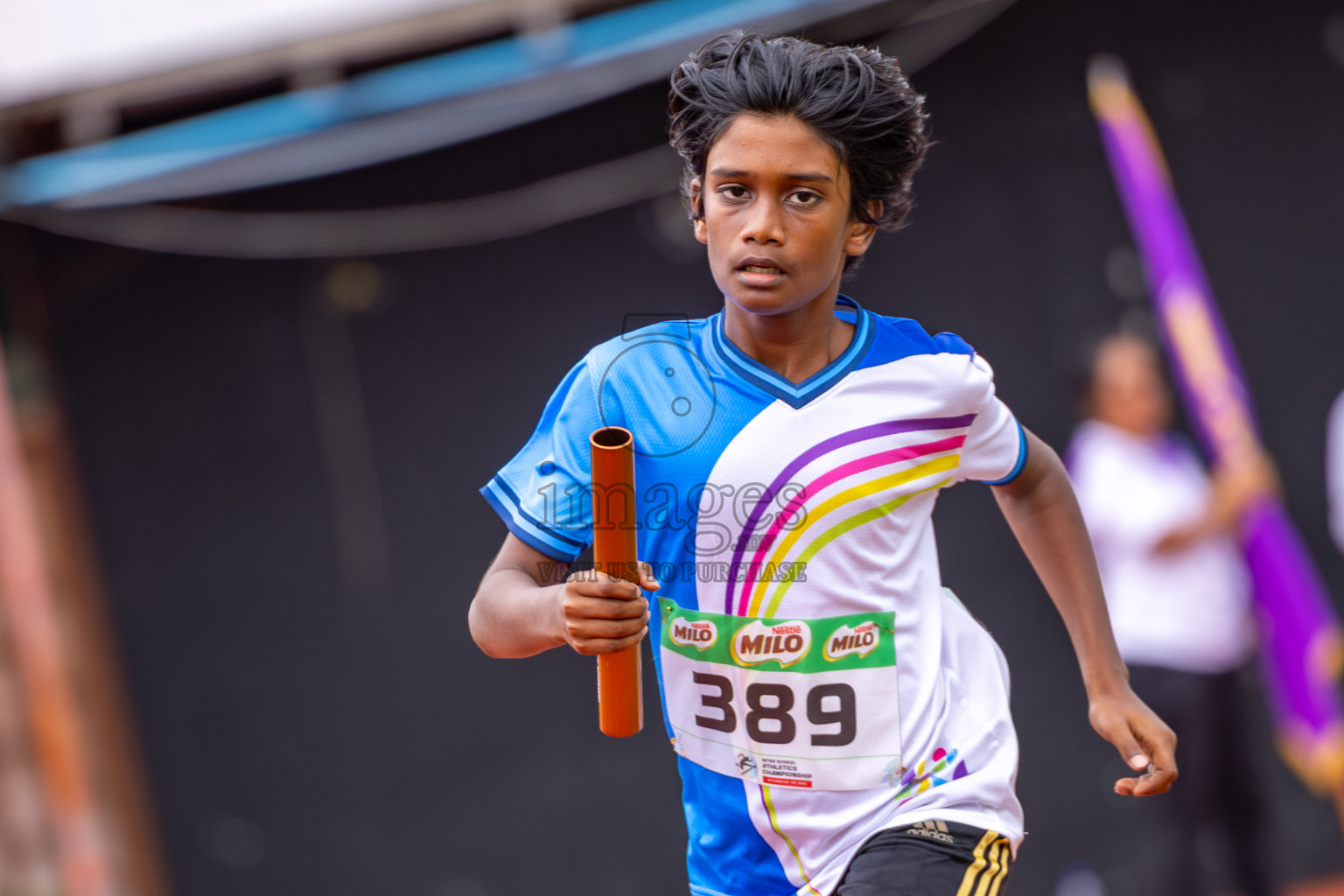 Day 6 of Inter-school Athletics Championship 2025 held in Ekuveni Synthetic Track, Male', Maldives on Sunday, 12th October 2025. Photos by: Ismail Thoriq / Images.mv