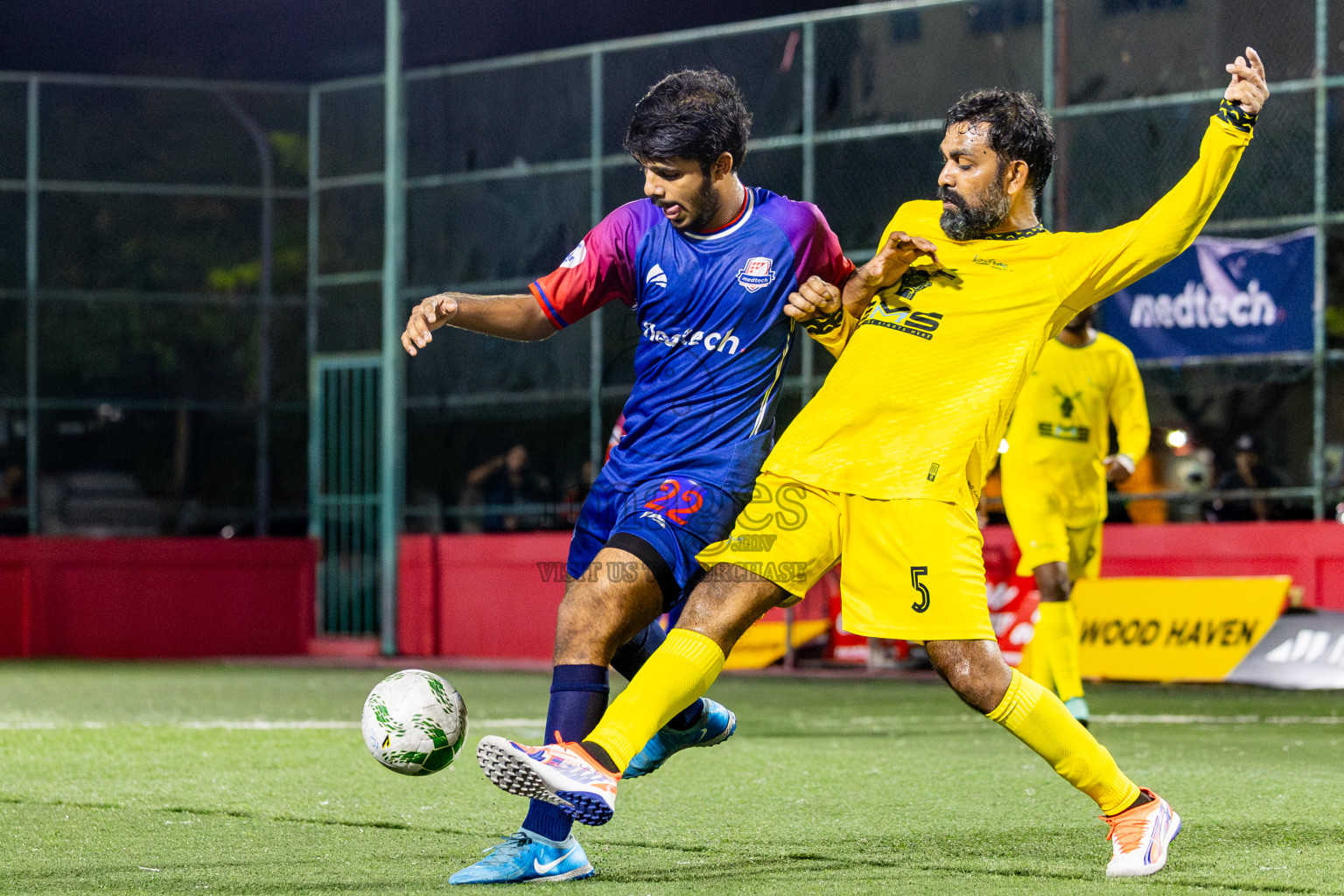 Antrac vs Medtech in Day 6 of Office League 2025 was held on Monday, 21st April 2025 in Hulhumale', Maldives. Photos: Nausham Waheed / images.mv