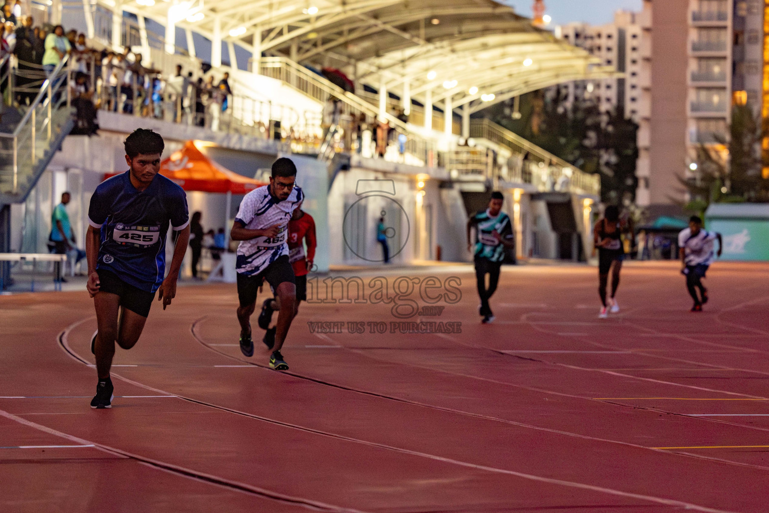 Day 1 of MWSC Interschool Athletics Championships 2024 held in Hulhumale Running Track, Hulhumale, Maldives on Saturday, 9th November 2024. 
Photos by: Hassan Simah / Images.mv