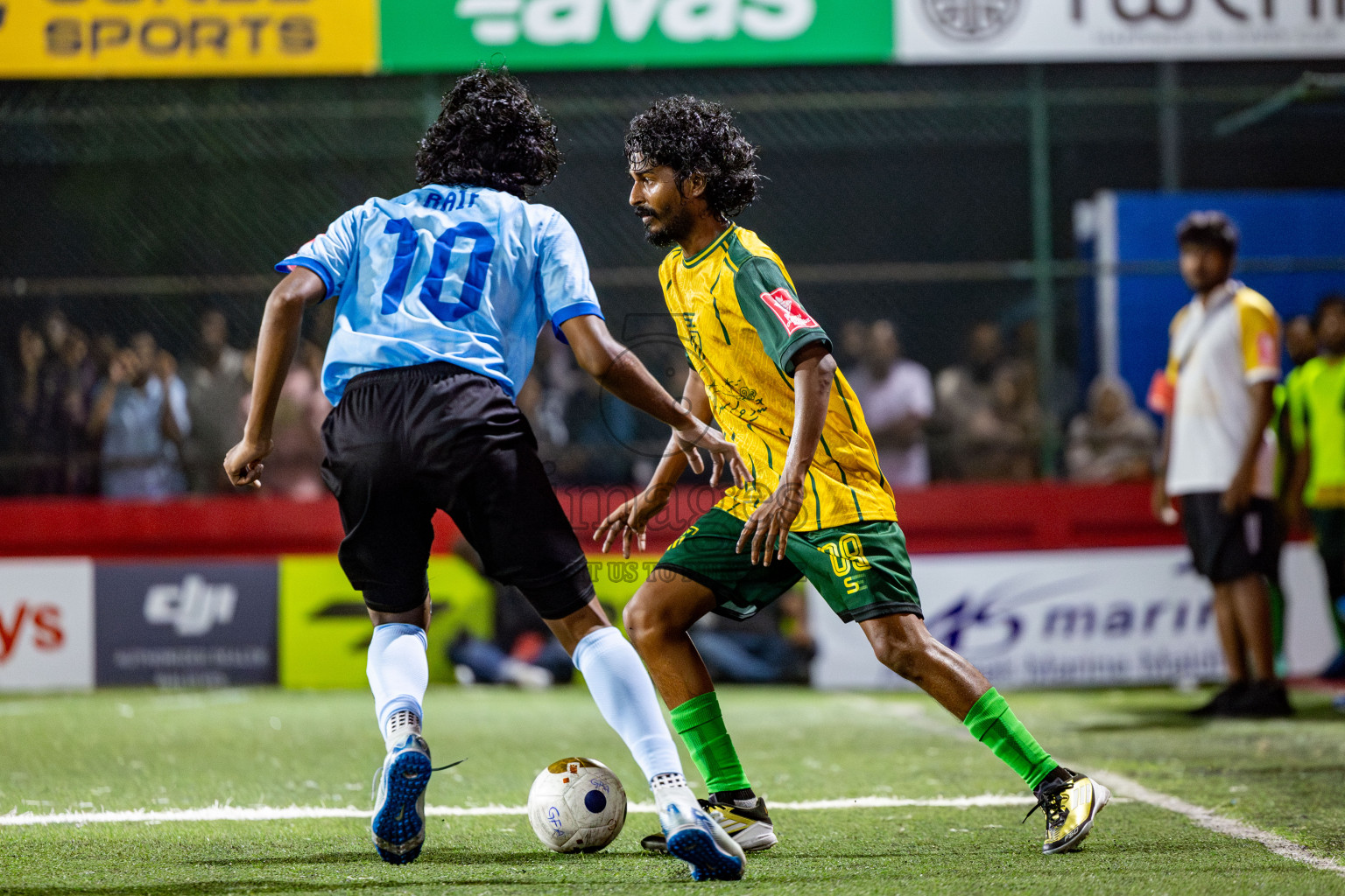 HDh Neykurendhoo vs HDh Nolhivaranfaru in Day 13 of Golden Futsal Challenge 2025 was held on Friday, 17th January 2025, in Hulhumale', Maldives. Photos: Nausham Waheed / images.mv