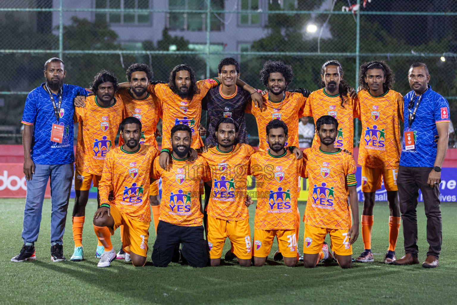 GA. Maamendhoo vs GA. Nilandhoo in Day 1 of Golden Futsal Challenge 2024 was held on Monday, 15th January 2024, in Hulhumale', Maldives Photos: Nausham Waheed  / images.mv