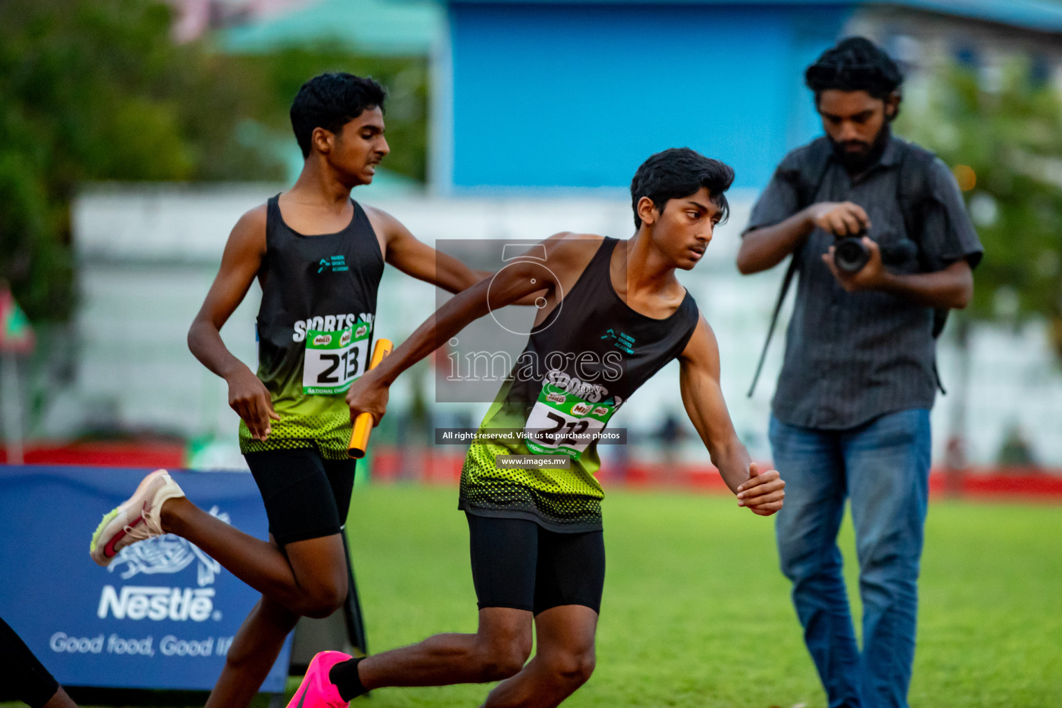 Day 2 of National Athletics Championship 2023 was held in Ekuveni Track at Male', Maldives on Friday, 24th November 2023. Photos: Hassan Simah / images.mv