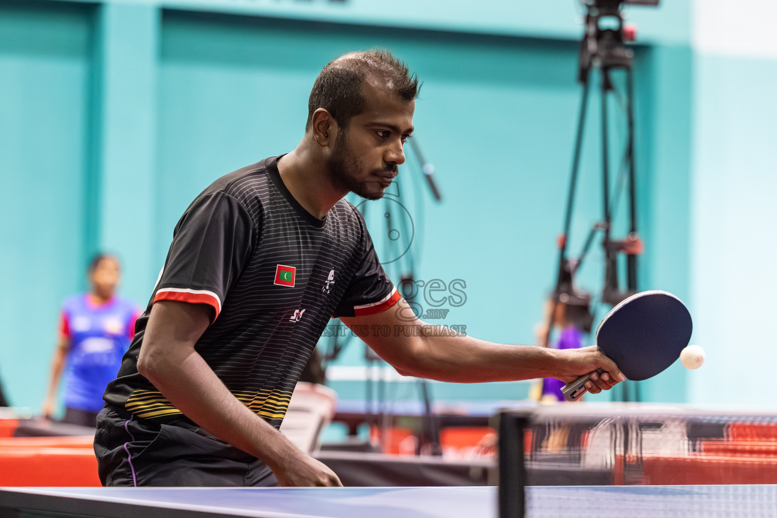 Day 2 of BML 63rd National Table Tennis Tournament 2025 was held on Tuesday, 26th August 2025 in Male' TT Hall, Male', Maldives. Photos: Areef Adam / images.mv