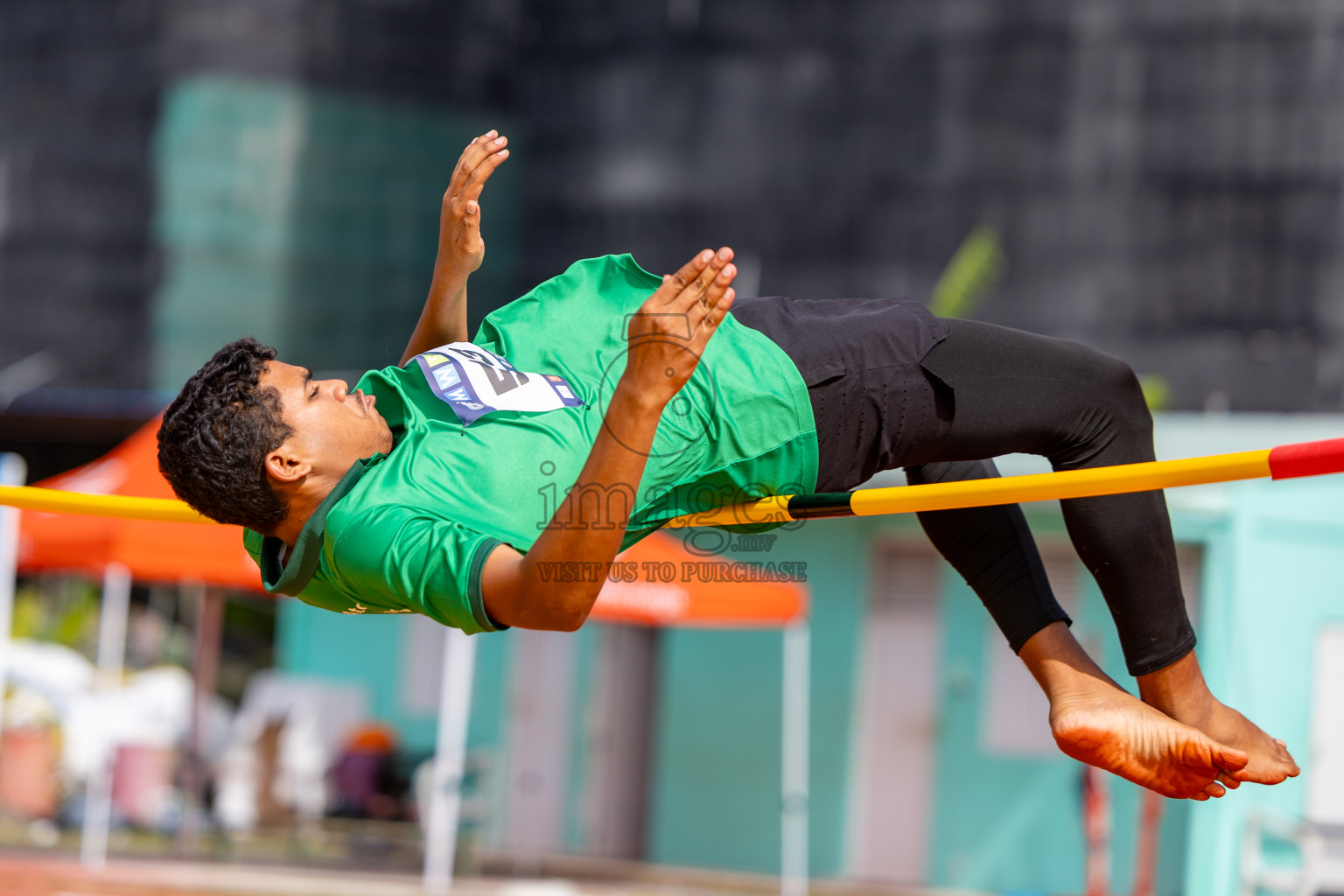 Day 2 of MWSC Interschool Athletics Championships 2024 held in Hulhumale Running Track, Hulhumale, Maldives on Sunday, 10th November 2024. 
Photos by:  Hassan Simah / Images.mv