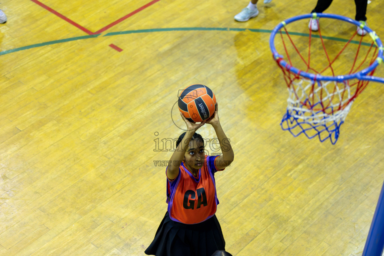 Day 13 of 25th Inter-School Netball Tournament was held in Social Center at Male', Maldives on Saturday, 24th August 2024. Photos: Mohamed Mahfooz Moosa / images.mv