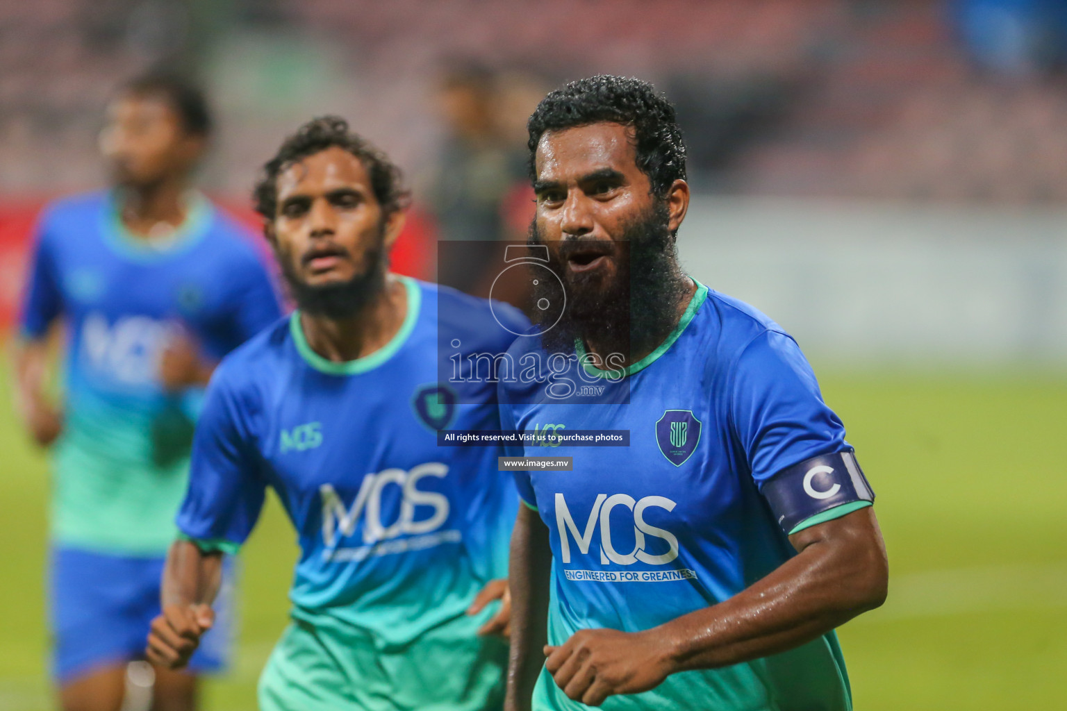President's Cup 2023 - Club Eagles vs Super United Sports, held in National Football Stadium, Male', Maldives  Photos: Mohamed Mahfooz Moosa/ Images.mv
