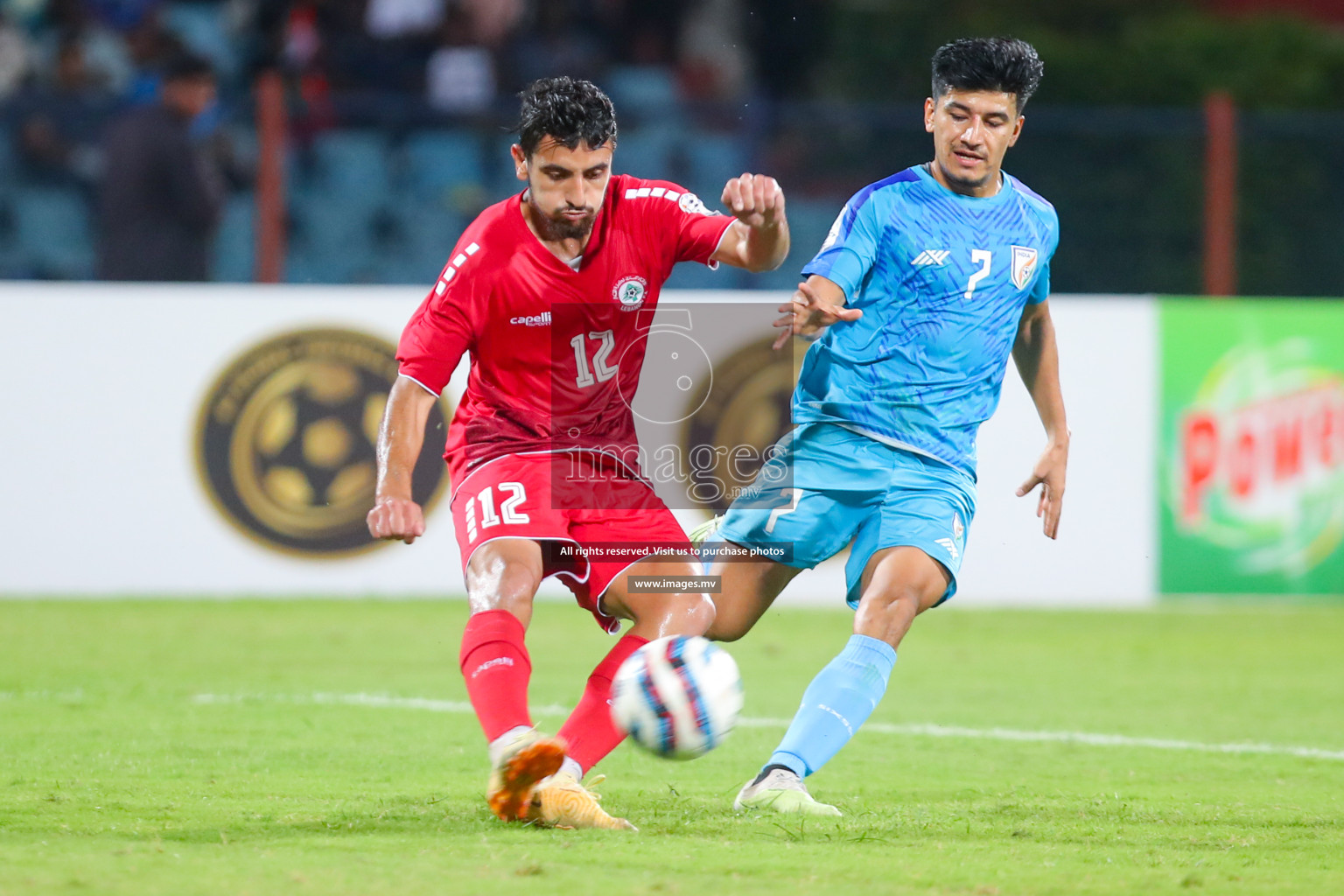 Lebanon vs India in the Semi-final of SAFF Championship 2023 held in Sree Kanteerava Stadium, Bengaluru, India, on Saturday, 1st July 2023. Photos: Nausham Waheed, Hassan Simah / images.mv