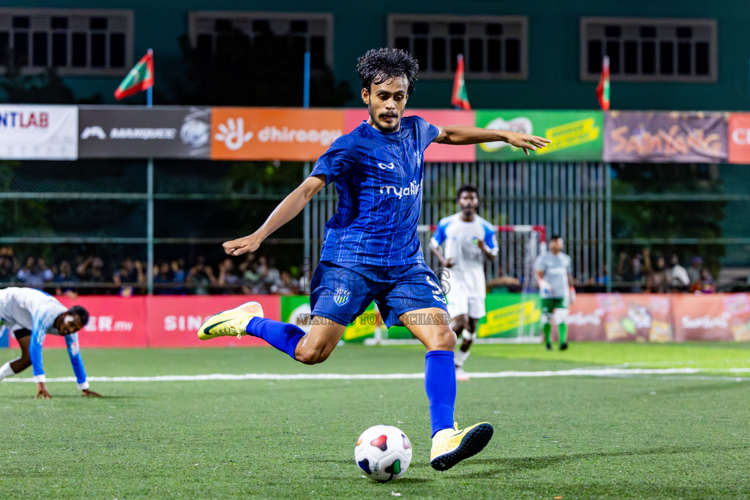 CLUB FEN vs TEAM ALLIED in Club Maldives Cup 2024 held in Rehendi Futsal Ground, Hulhumale', Maldives on Tuesday, 1st October 2024. Photos: Nausham Waheed / images.mv