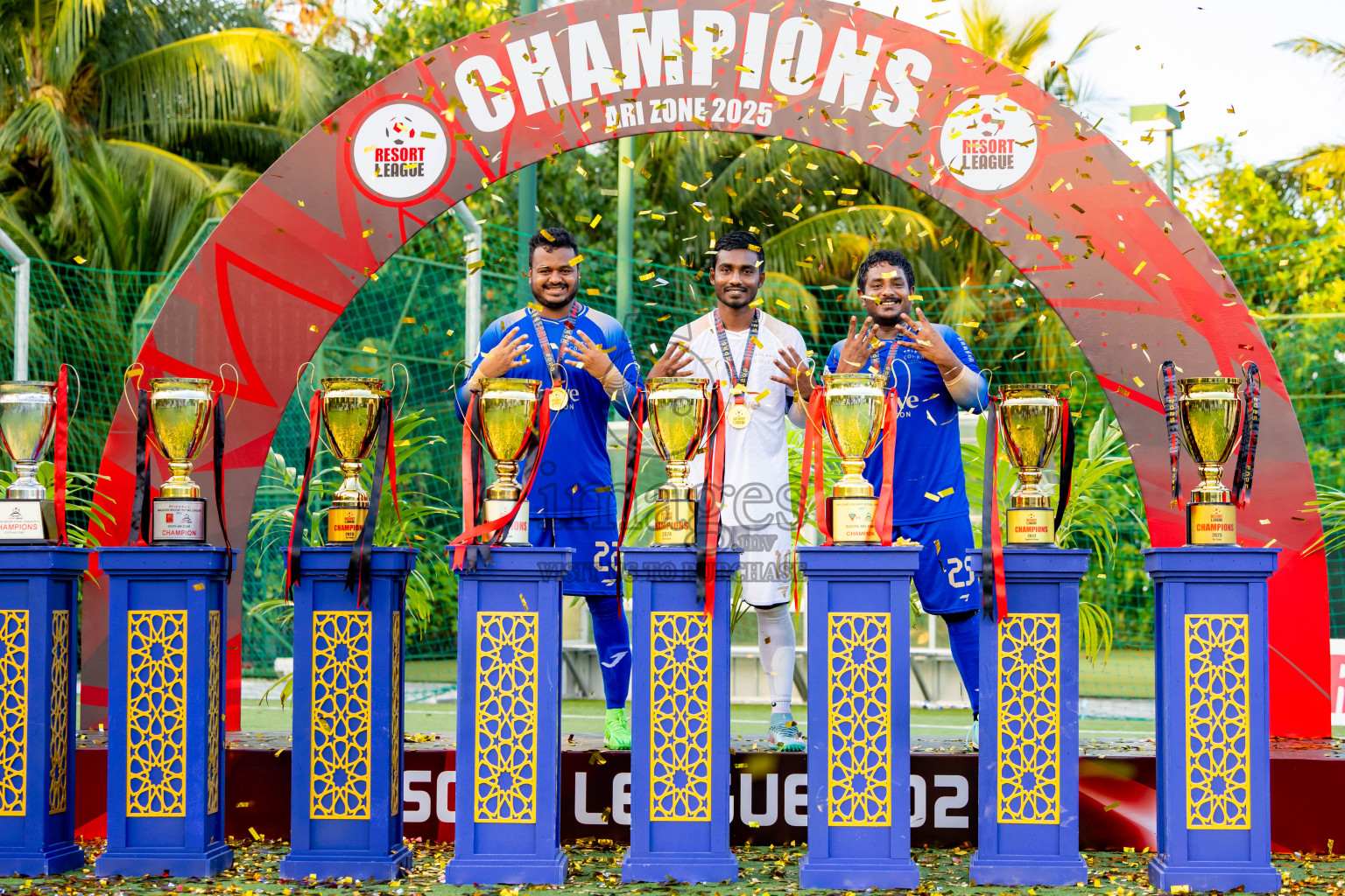 Barcelo vs Conrad in the Final of Resort League 2025 (Ari Zone) was held on Sunday, 28th June 2025 in Conrad Maldives Rangali Island, Alif Dhaalu Atoll, Maldives. Photos: Nausham Waheed / images.mv