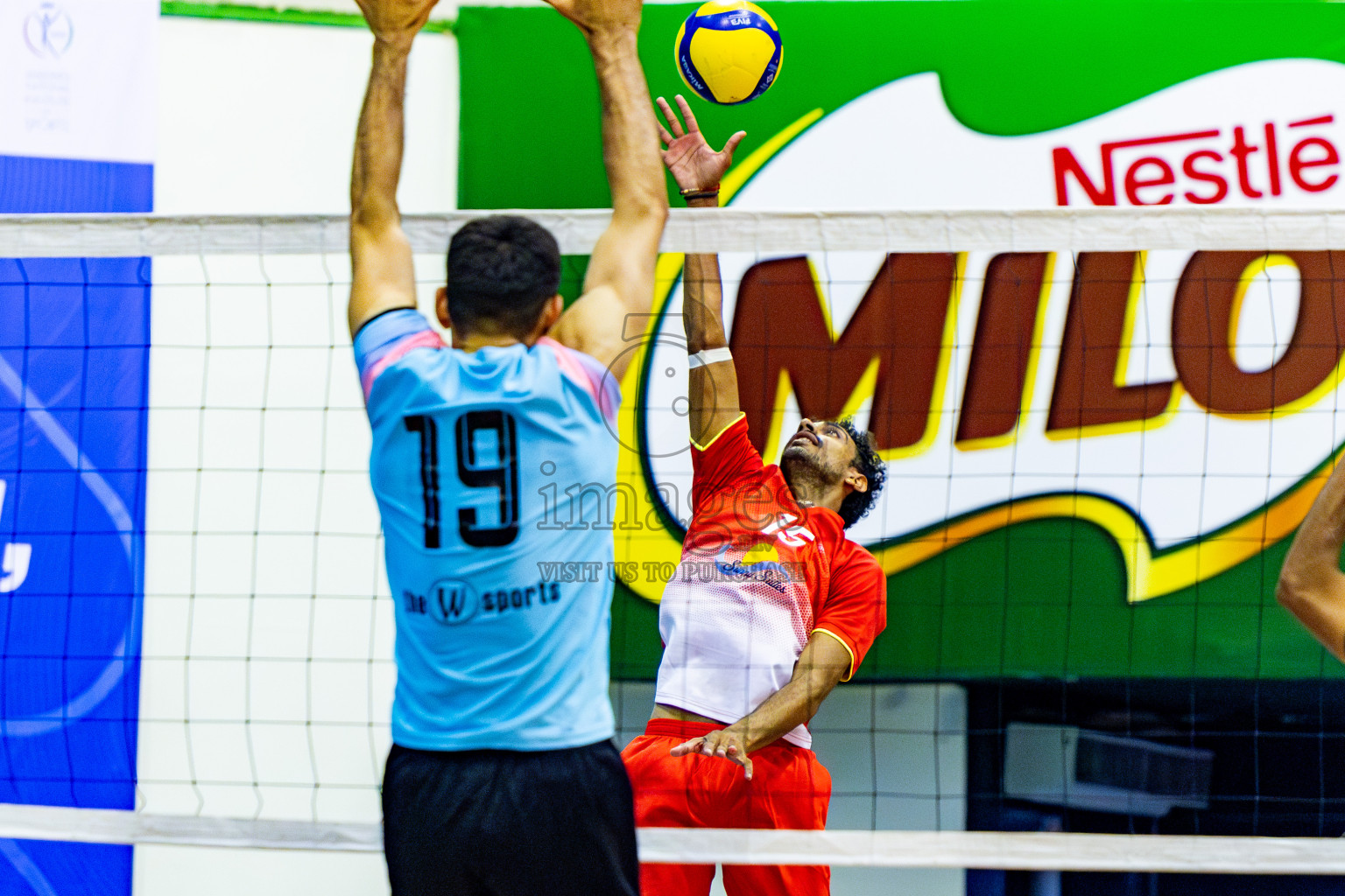 City Sports Club vs Blues for Volleyball in Day 3 of MILO VAM Cup 2024 Men's Division was held in Social Center Indoor Hall on Wednesday, 30th October 2024. Photos: Nausham Waheed / images.mv