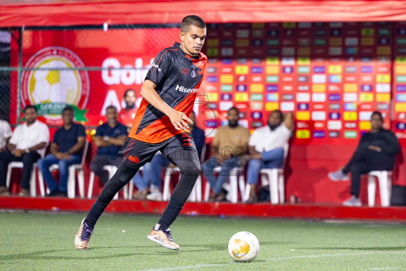 M Dhiggaru vs M Muli in Meemu Atoll Finals in Day 25 of Golden Futsal Challenge 2025 was held on Wednesday , 28th January 2025, in Hulhumale', Maldives. Photos: Ismail Thoriq / images.mv