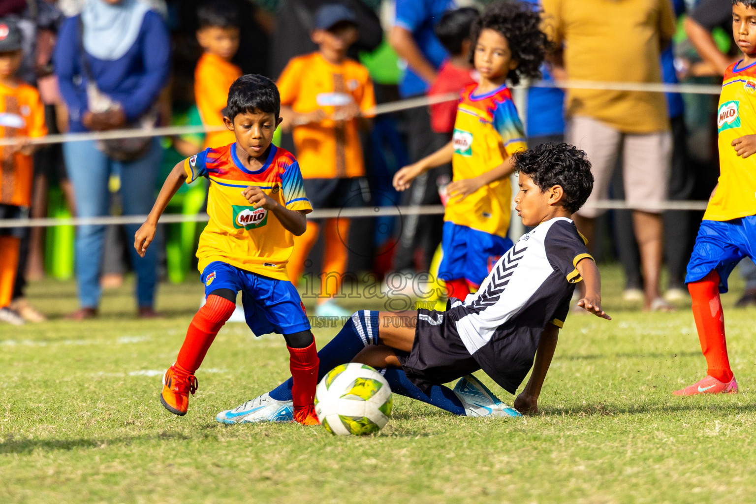 Day 2 of MILO SVAM Juniors 2025 (U-8) was held at Henveiru Stadium in Male', Maldives on Friday, 27th June 2025. Photos: Mohamed Mahfooz Moosa / images.mv