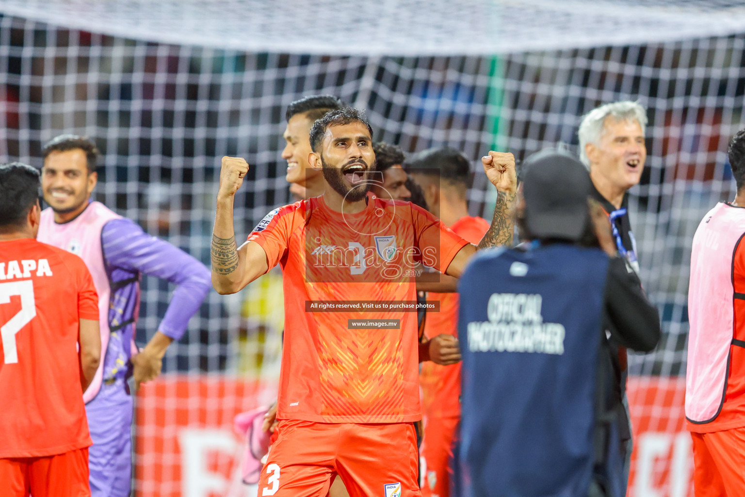 Kuwait vs India in the Final of SAFF Championship 2023 held in Sree Kanteerava Stadium, Bengaluru, India, on Tuesday, 4th July 2023. Photos: Nausham Waheed / images.mv