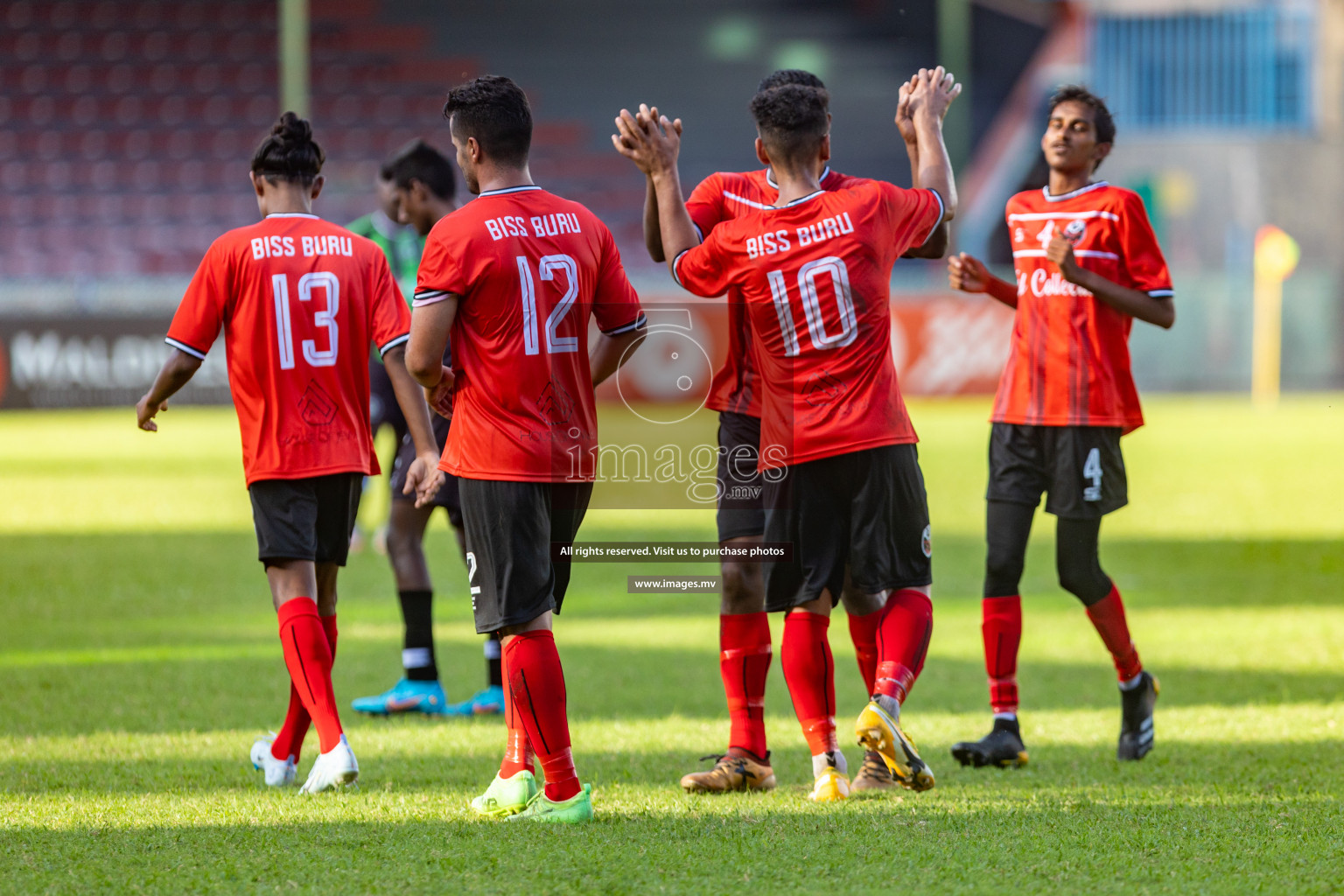 Biss Buru Sports vs JJ Sports Club  in 2nd Division 2022 on 14th July 2022, held in National Football Stadium, Male', Maldives Photos: Hassan Simah / Images.mv