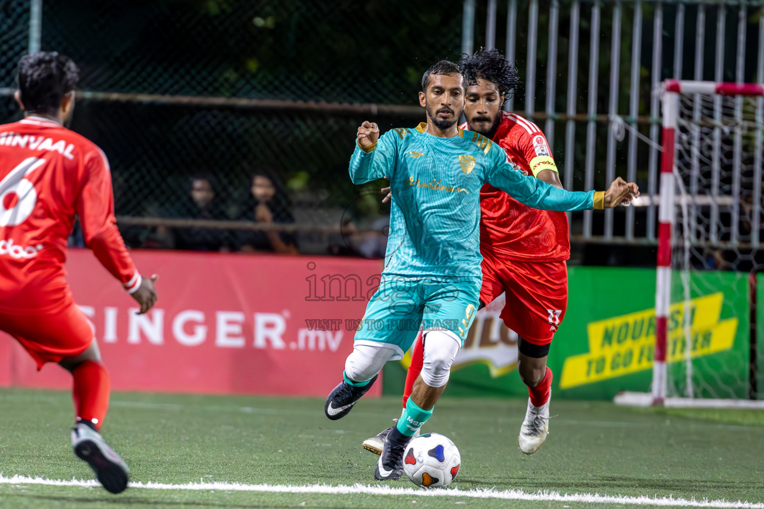 Maldivian vs Ooredoo in Club Maldives Cup 2024 held in Rehendi Futsal Ground, Hulhumale', Maldives on Thursday, 3rd October 2024.
Photos: Ismail Thoriq / images.mv