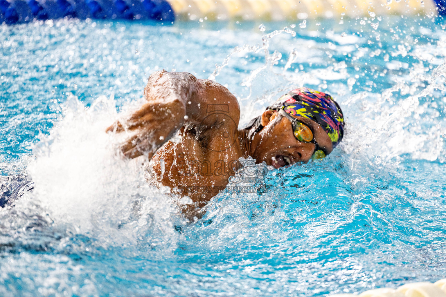 Day 6 of National Swimming Competition 2024 held in Hulhumale', Maldives on Wednesday, 18th December 2024. 
Photos: Hassan Simah / images.mv