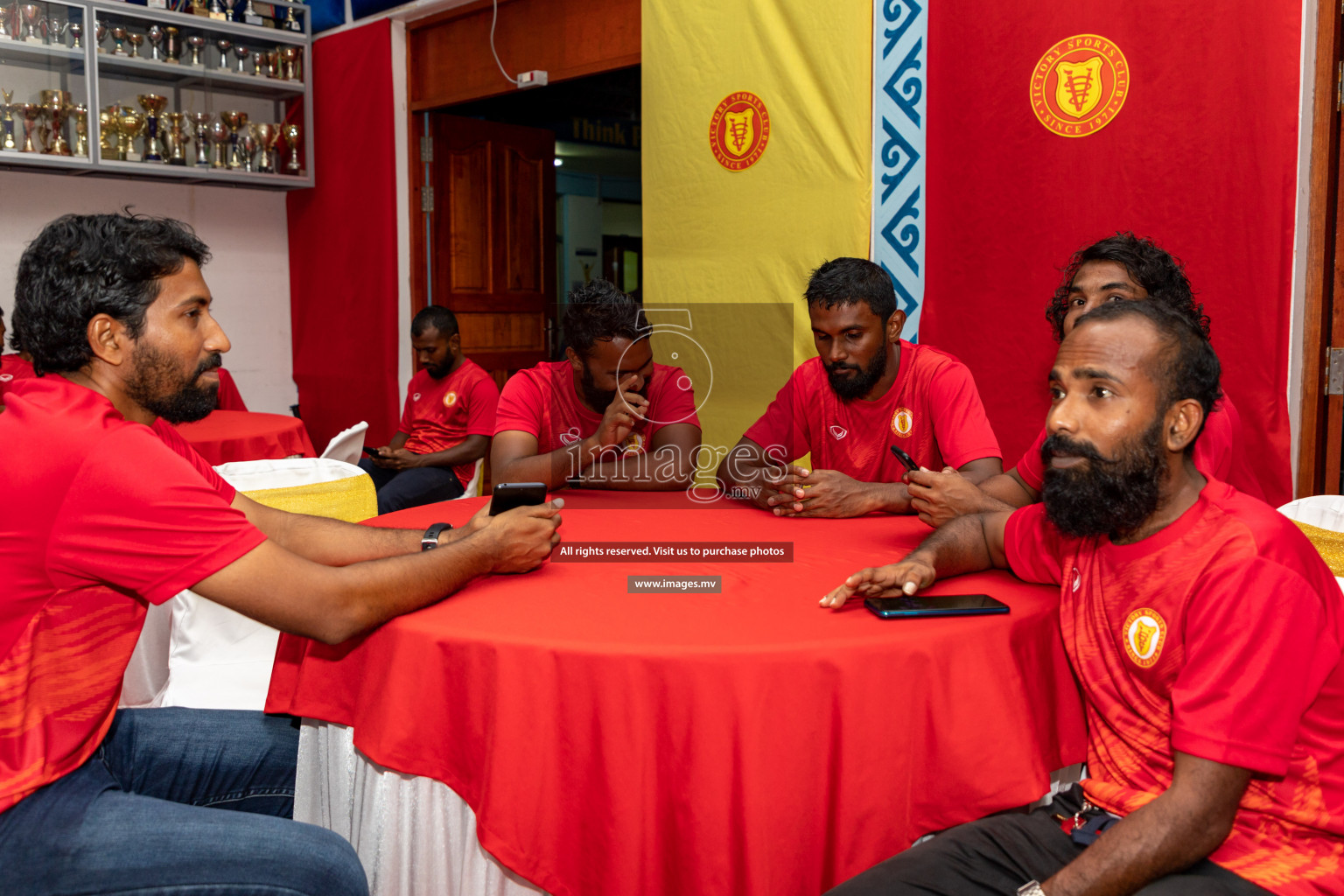 Victory Sports Club Jersey Unveiling 2022 on 14th July 2022, held in Jamaaludheen School Hall, Male', Maldives  Photos: Hassan Simah / Images.mv