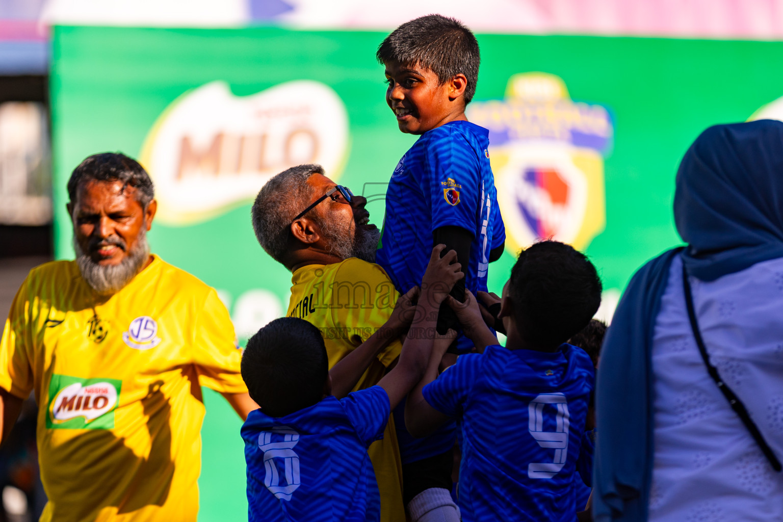 Day 2 of MILO Kids Football Fiesta was held at National Stadium in Male', Maldives on Saturday, 24th February 2024.