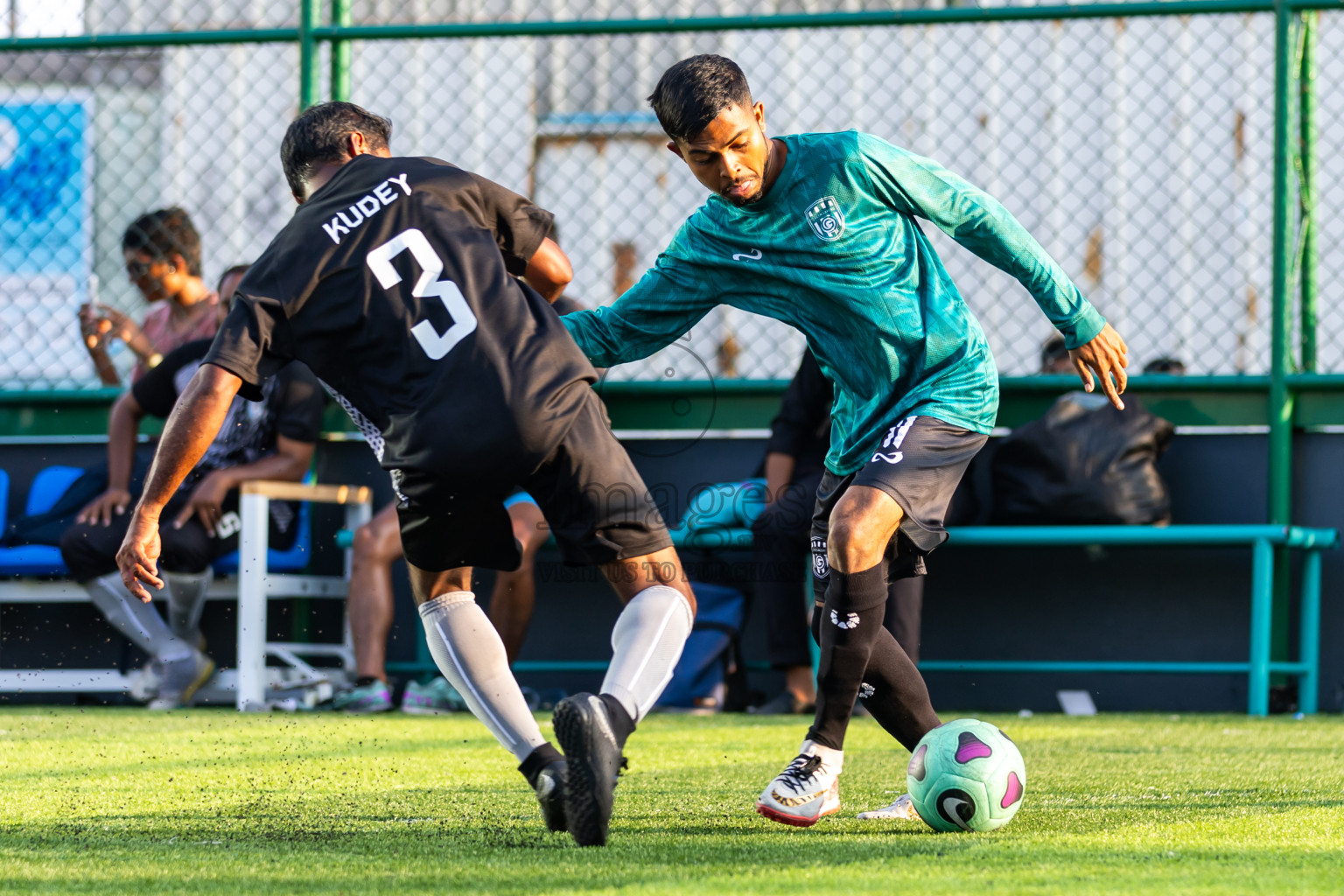 Club PK vs Green Lakers in Day 3 of BG Futsal Challenge 2024 was held on Thursday, 14th March 2024, in Male', Maldives Photos: Nausham Waheed / images.mv