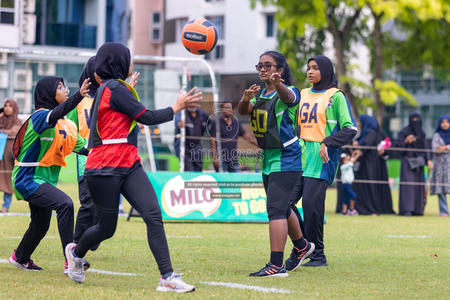 Day1 of Milo Fiontti Festival Netball 2023 was held in Male', Maldives on 12th May 2023. Photos: Nausham Waheed / images.mv