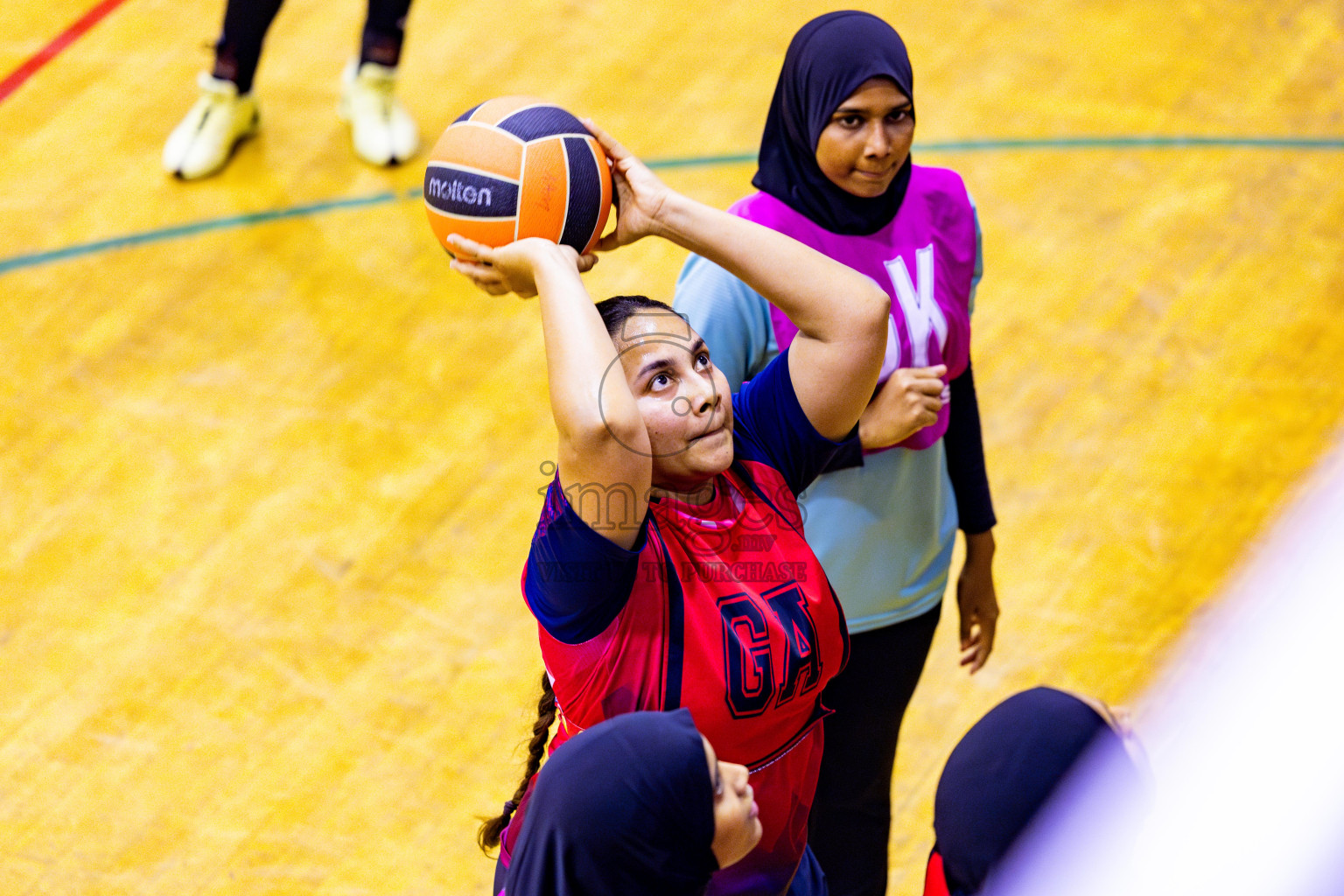 MV Netters vs Club Matrix in Day 4 of 21st National Netball Tournament was held in Social Canter at Male', Maldives on Sunday, 19th May 2024. Photos: Nausham Waheed / images.mv