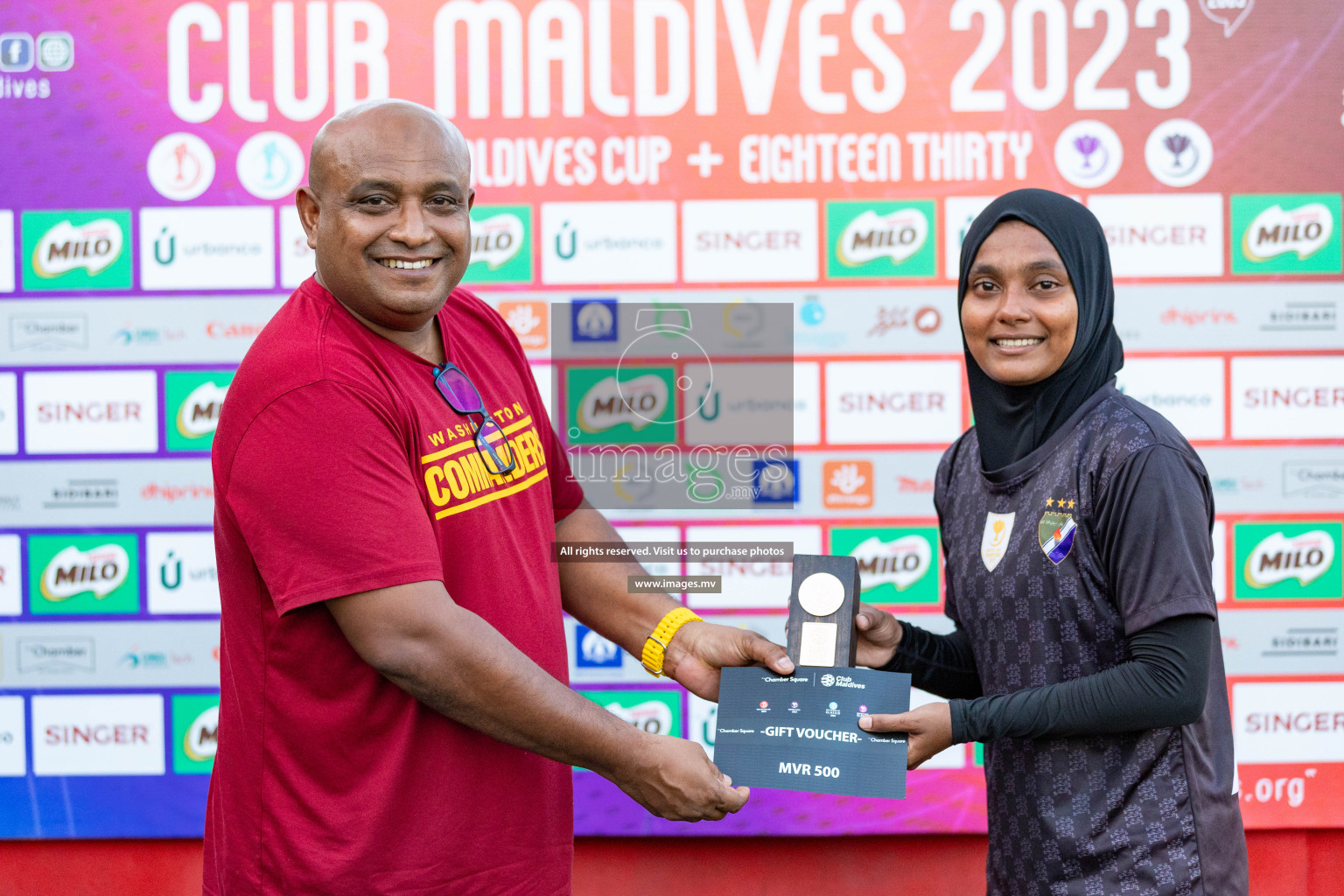 DSC vs Fenaka in Eighteen Thirty 2023 held in Hulhumale, Maldives, on Monday, 14th August 2023. Photos: Nausham Waheed / images.mv