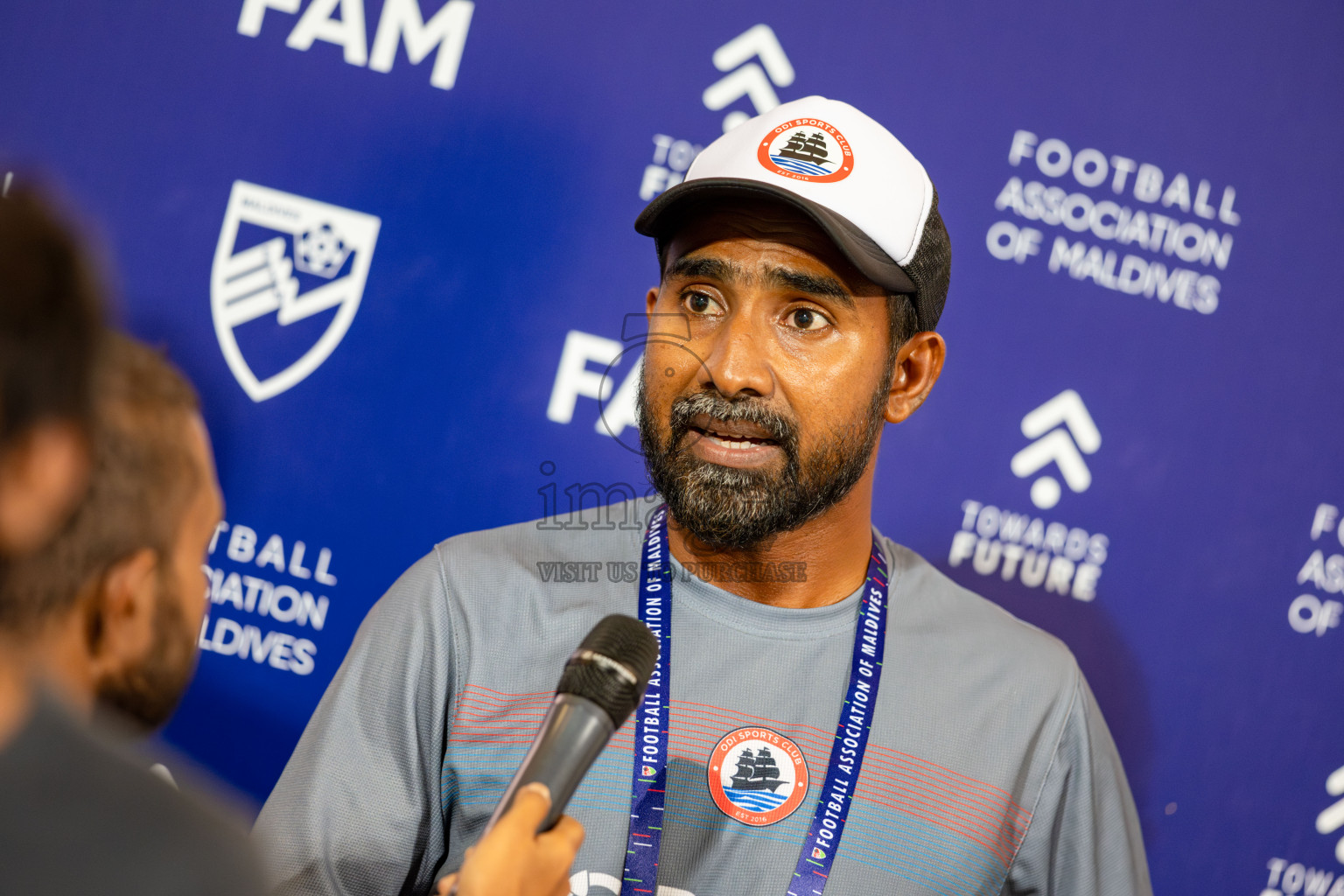 Odi Sports Club vs New Radiant Sports Club in the Semi Final of FAM League Cup 2025 held at National Football Stadium, Male', Maldives on Sunday, 25th May 2025. Photos By: Abdulla Abeedh / images.mv