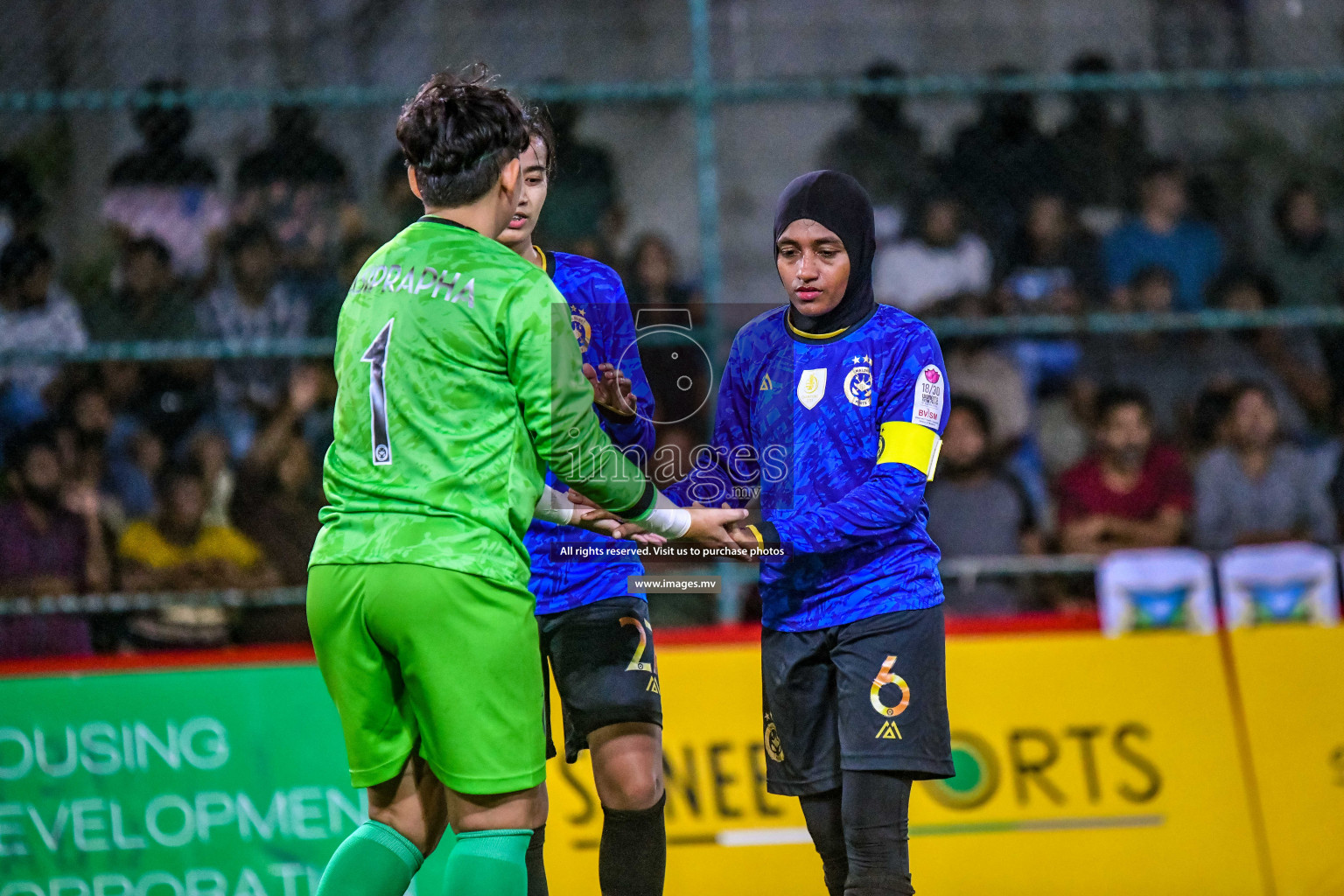 MPL vs WAMCO in Eighteen Thirty Women's Futsal Fiesta 2022 was held in Hulhumale', Maldives on Saturday, 8th October 2022. Photos: Nausham Waheed / images.mv