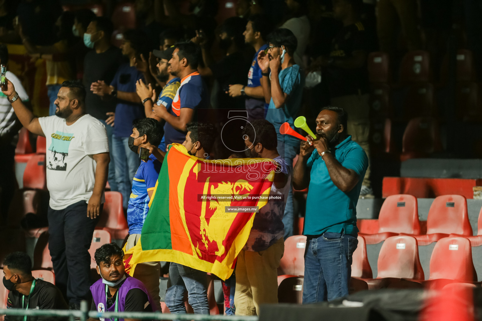 Nepal vs Sri Lanka in SAFF Championship 2021 held on 4th October 2021 in Galolhu National Stadium, Male', Maldives