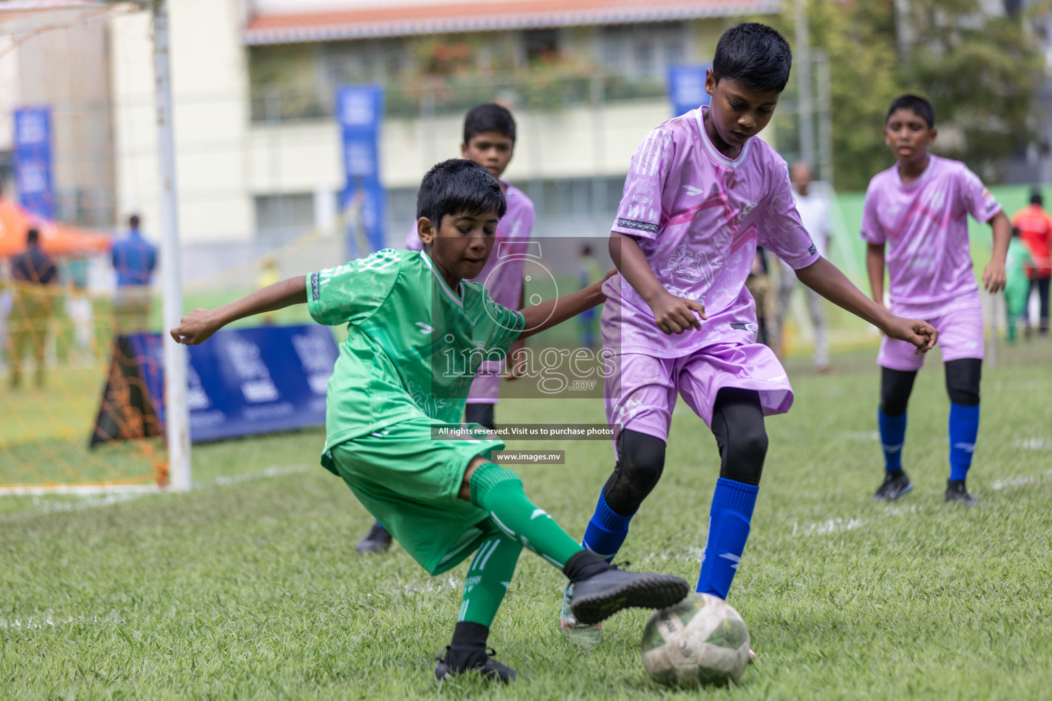 Day 1 of Nestle kids football fiesta, held in Henveyru Football Stadium, Male', Maldives on Wednesday, 11th October 2023 Photos: Shut Abdul Sattar/ Images.mv