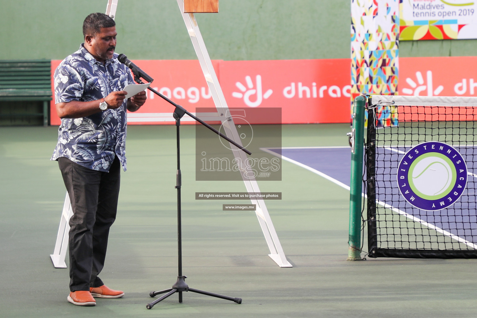 Opening ceremony of Dhiraagu Maldives Tennis Open 2019 was held on Saturday, 7th September 2019 at Male', Maldives. Photos: Ismail Thoriq / images.mv