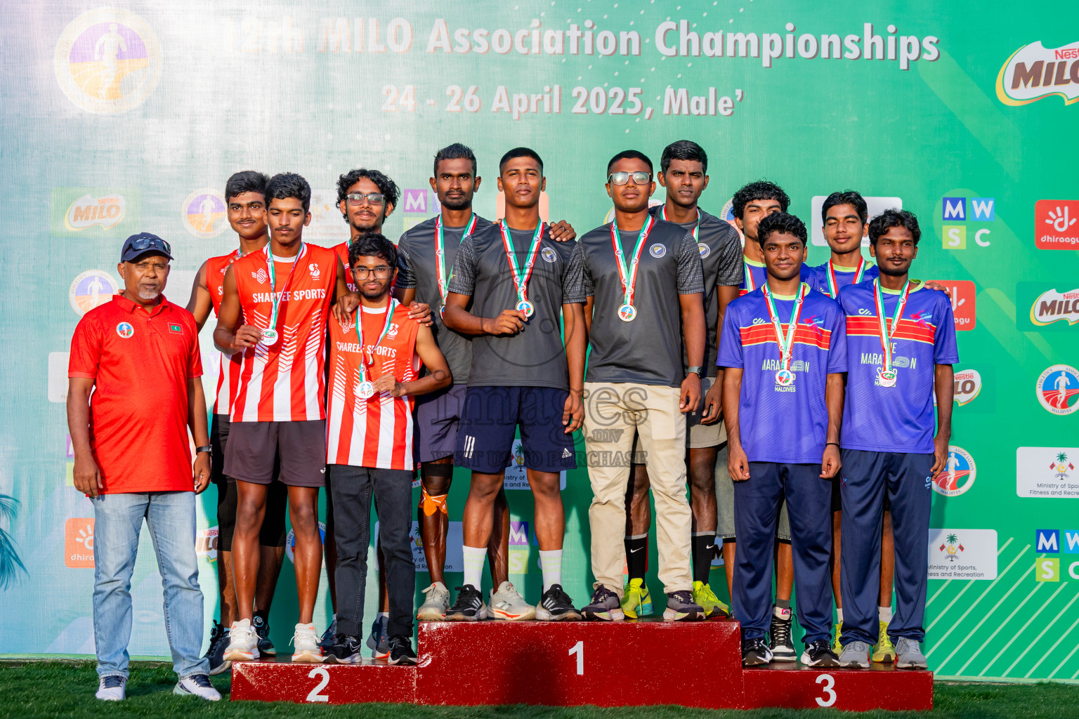 Day 3 of 12th Milo Association Championships was held in Ekuveni Track at Male', Maldives on Saturday, 26th April 2025. Photos: Nausham Waheed / images.mv