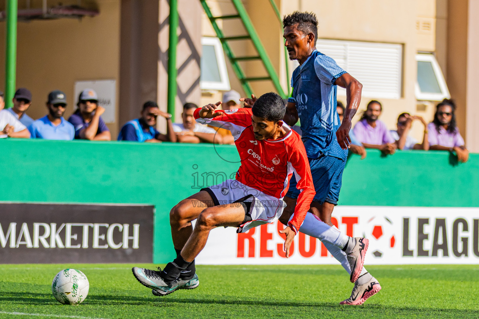 The Marina vs SAII Lagoon in Resort League 2025 (South Male Zone) day 11 was held on Thursday, 9th October 2025 in Crossroads's Maldives, Photos: Areef Adam / images.mv