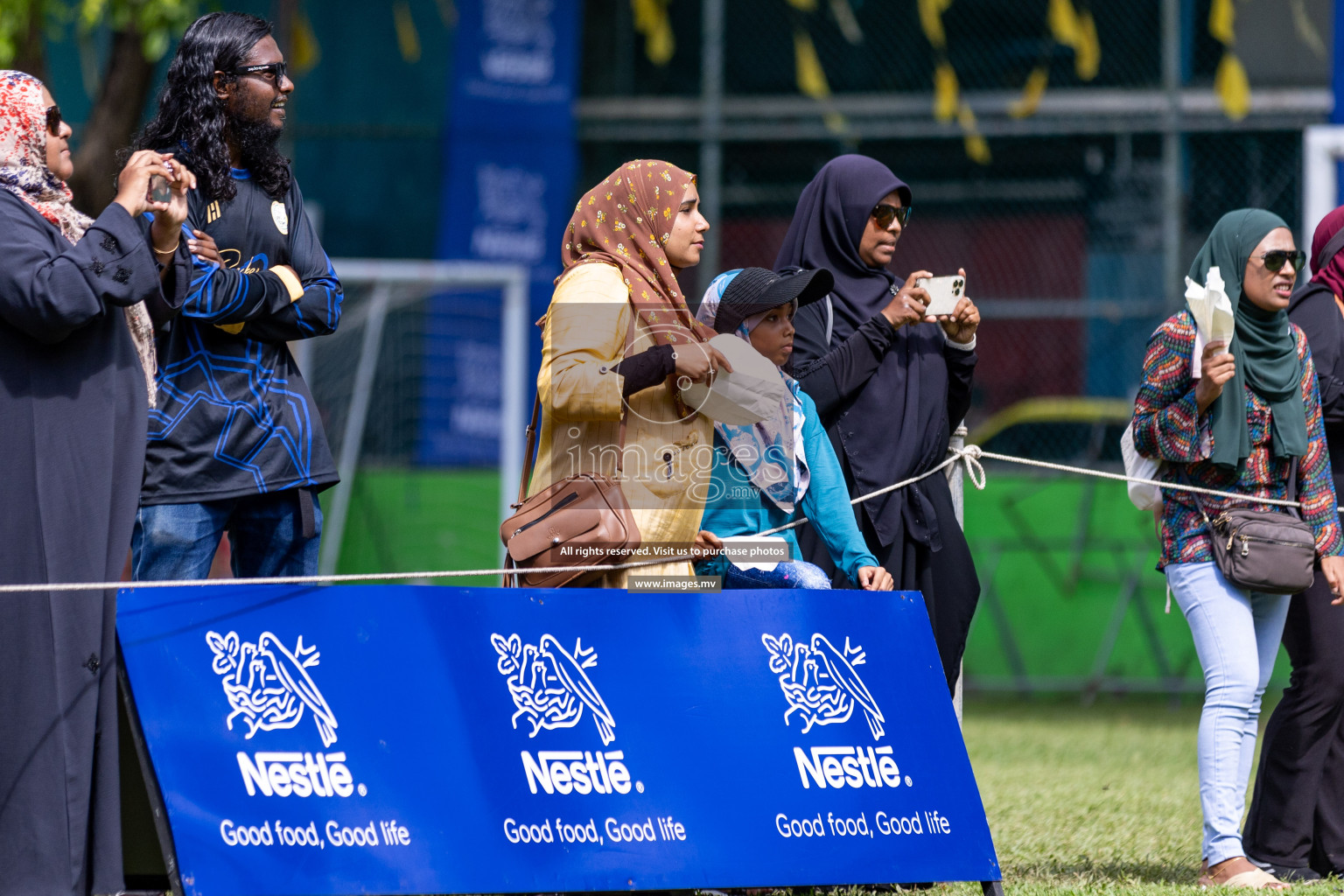 Day 2 of Nestle' Kids Netball Fiesta 2023 held in Henveyru Stadium, Male', Maldives on Thursday, 1st December 2023. Photos by Nausham Waheed / Images.mv