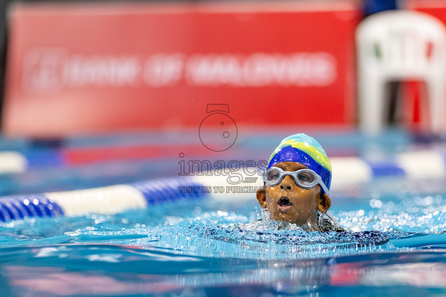 Day 4 of BML 6th National Kids Swimming Kids Festival 2025 held in Hulhumale', Maldives on Thursday, 6th November 2024. Photos: Hassan Simah / images.mv