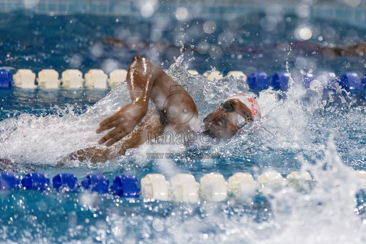 Day 2 of National Swimming Competition 2024 held in Hulhumale', Maldives on Saturday, 14th December 2024. Photos: Hassan Simah / images.mv