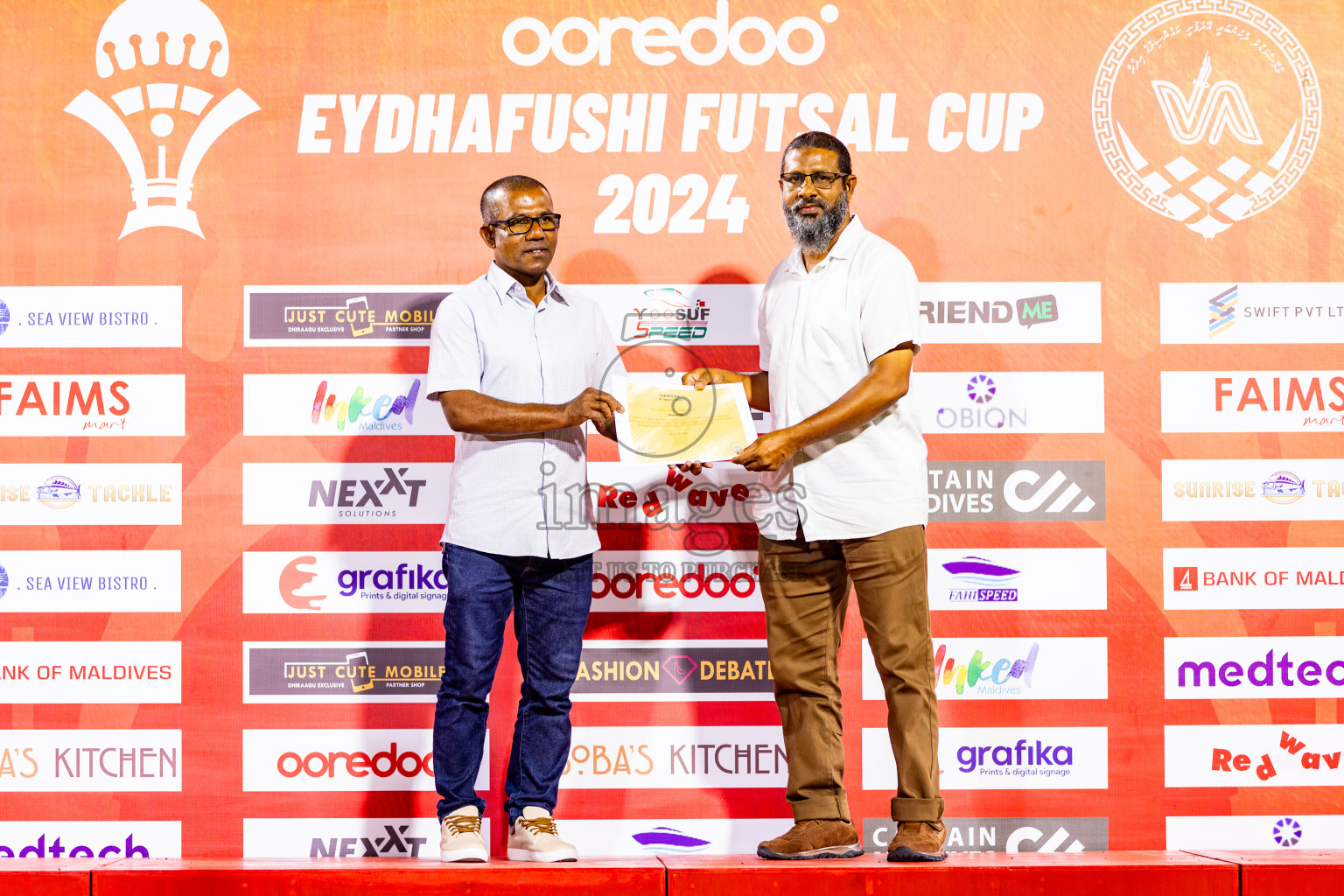 CC Sports Club vs Afro SC in the final of Eydhafushi Futsal Cup 2024 was held on Wednesday , 17th April 2024, in B Eydhafushi, Maldives Photos: Nausham Waheed / images.mv