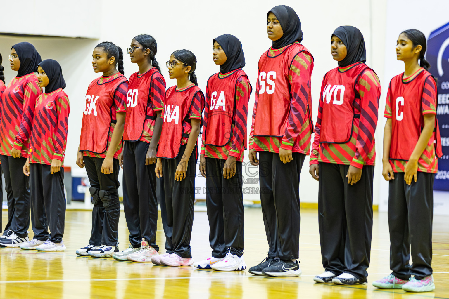 Day 1 of Inter-School Netball Tournament 2025 was held in Social Center Indoor Hall on Saturday, 18th October 2025. Photos: Areef Adam / images.mv