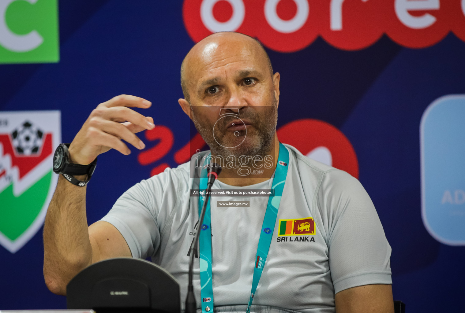 Bangladesh vs Sri Lanka in SAFF Championship 2021 held on 1st October 2021 in Galolhu National Stadium, Male', Maldives