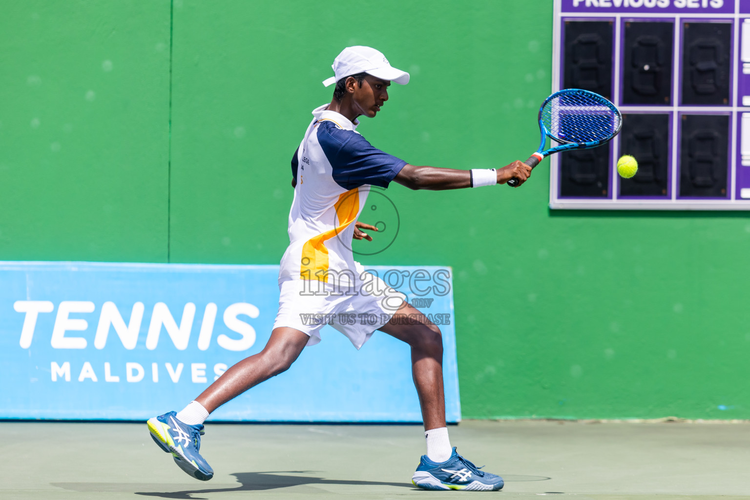 Day 8 of ATF Maldives Junior Open Tennis was held in Male' Tennis Court, Male', Maldives on Thursday, 19th December 2024. Photos: Nausham Waheed/ images.mv