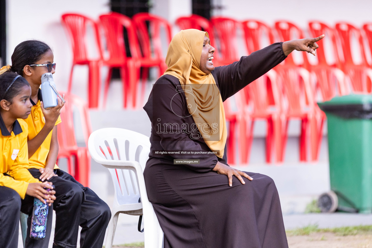 Day 2 of Nestle' Kids Netball Fiesta 2023 held in Henveyru Stadium, Male', Maldives on Thursday, 1st December 2023. Photos by Nausham Waheed / Images.mv