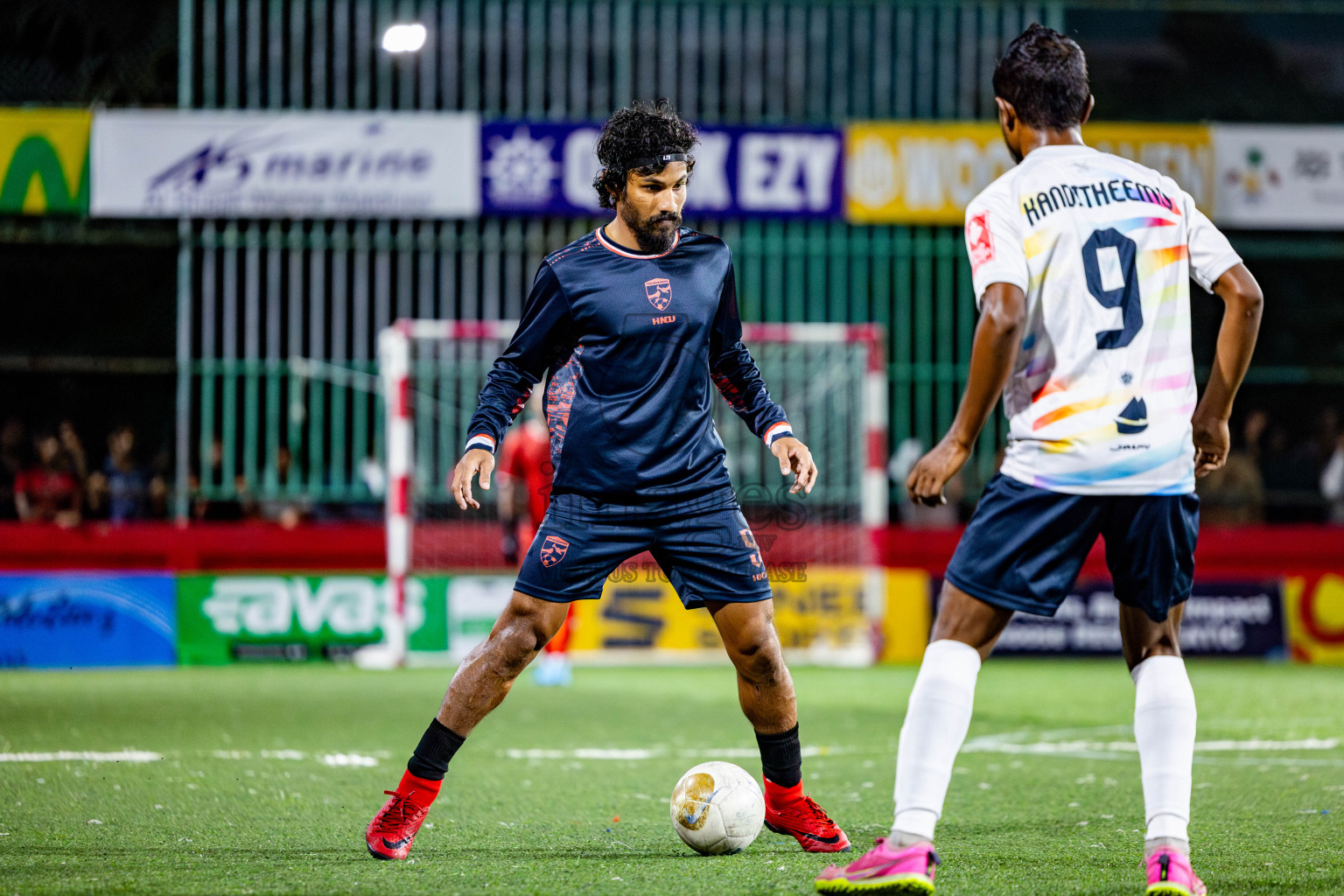 R Inguraidhoo vs Sh Kanditheem in zone round on Day 29 of Golden Futsal Challenge 2025 was held on Sunday , 2nd February 2025, in Hulhumale', Maldives. Photos: Nausham Waheed / images.mv